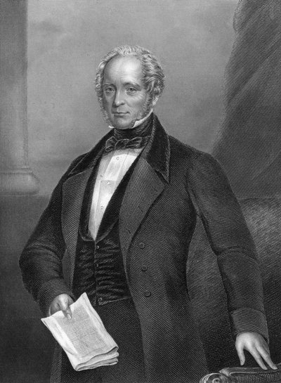 هنري جون معبد 1784-1865 ، فيكونت بالمرستون الثالث ، رجل دولة بريطاني ، 1857. بواسطة دانيال جون باوند