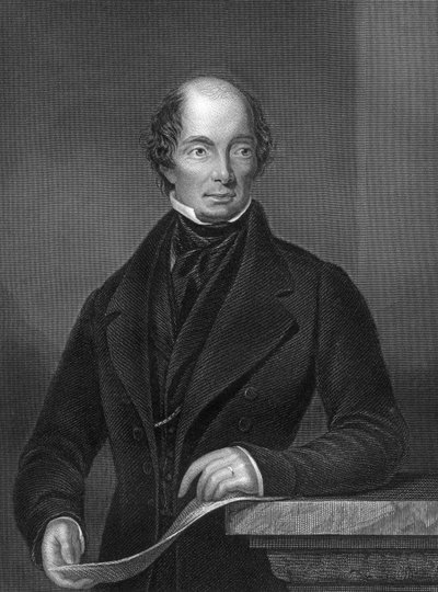 جون راسل 1792-1878 ، 1 إيرل راسل ، سياسي إنجليزي ، 1857. بواسطة دانيال جون باوند