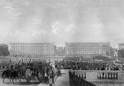 دخول الحلفاء في باريس ، 1815 ج 1857 بواسطة دانيال جون باوند