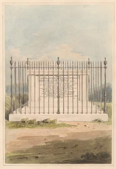 ضواحي لندن: قبر جورج إيرل ماكارتني ، من Chiswick Churchyard بواسطة دانيال ليسونز