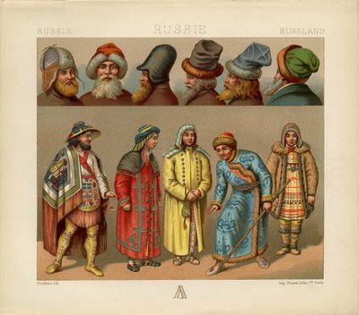 فستان روسي ، 1880 بواسطة دانيال Urrabieta Vierge