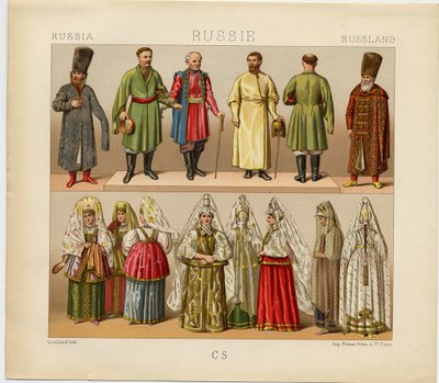 فستان روسي ، 1880 بواسطة دانيال Urrabieta Vierge
