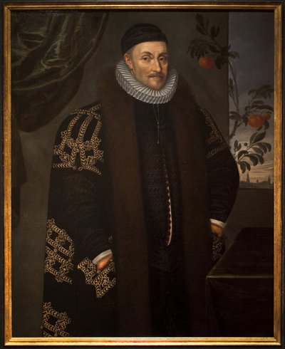 ويليام (فيليم أو ويليام) من أورانج (1533-1584). Guillaume de Nassau ، أمير Orange ، المعروف باسم Guillaume the Taciturn ، مؤسس Orange Nassau ، الموصوف أمام مدينة Delft (هولندا). في القرن السابع عشر ، كانت شجرة البرتقال رمزًا للعائلة بواسطة دانييل فان دن كويبورن