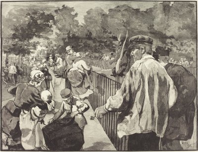 في Jardin des Plantes بواسطة دانيال فيرج