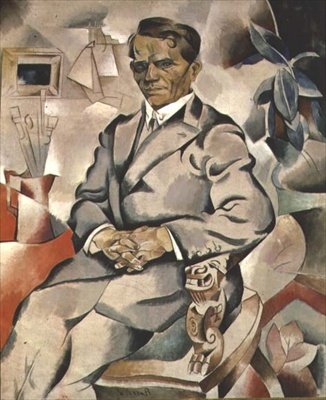 صورة إيفان فيدوروفيتش كوليسنيكوف (1887-1929) (زيت على قماش) بواسطة دانيال فلاديمير بارانوف روسين