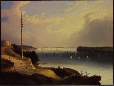 ميناء نيويورك ، c.1835 بواسطة دانيال وادزورث
