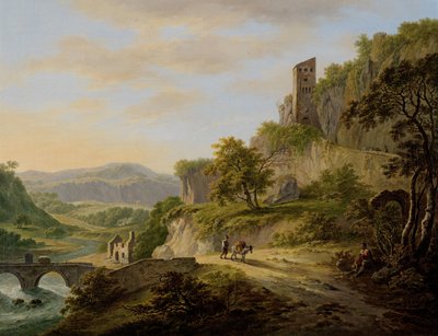 منظر لسيفيتا كاستيلانا بواسطة Daniël Dupré (signed by artist)