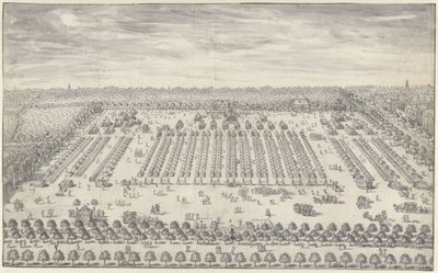 معسكر بالقرب من لاهاي ، 1742 بواسطة دانيال ماروت (الثاني)