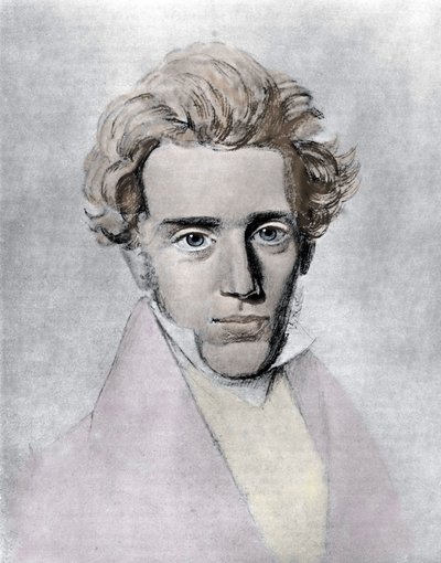 سورين أابي كيركجارد ، c.1840 بواسطة المدرسة الدنماركية