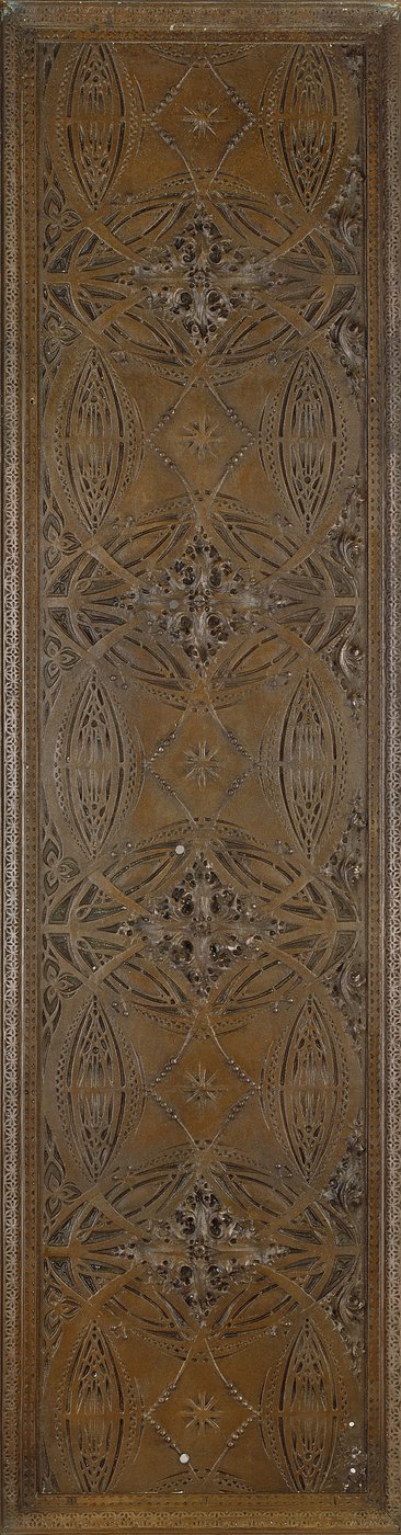 إفريز به أشكال نباتية منمنمة ذات إطار ورقي كلاسيكي ، حوالي 1893 (حديد مشغول مطلي بالبرونز) بواسطة دانكمار وسوليفان لويس أدلر