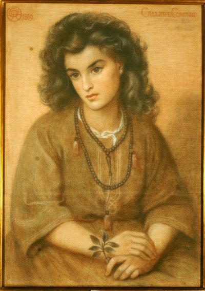 كاليوب كورونيو ، 1869 بواسطة دانتي جابرييل تشارلز روسيتي