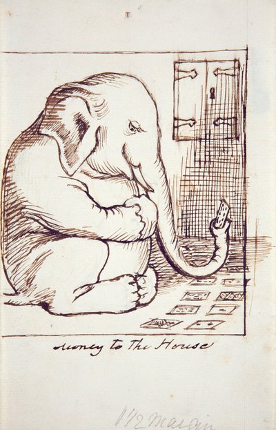 Money to the House ، حوالي 1873 (قلم وحبر على ورق) بواسطة دانتي جابرييل تشارلز روسيتي