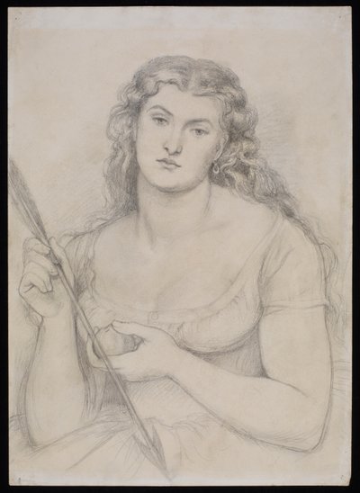 دراسة عن "فينوس فيرتيكورديا" ، c.1863-64 بواسطة دانتي جابرييل تشارلز روسيتي