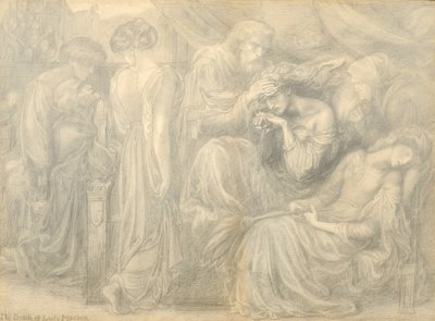 وفاة السيدة ماكبث ، c.1875 بواسطة دانتي جابرييل تشارلز روسيتي