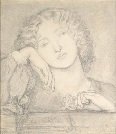 رجل روز ، c1860s بواسطة دانتي جابرييل روسيتي
