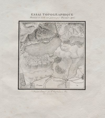 مجموعة اختبارات حجرية: مقال طبوغرافي ، 1816. بواسطة دارميت