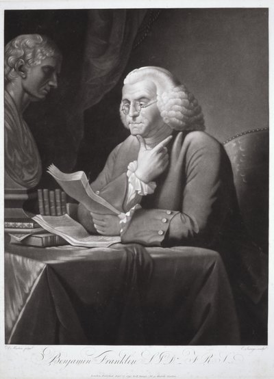 Benjamin Franklin بواسطة ديفيد (بعد) مارتن