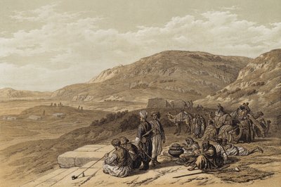 بئر يعقوب في شكيم (لون ليثو) بواسطة ديفيد (بعد) روبرتس