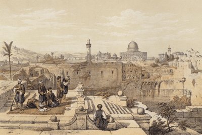 مسجد عمر (لون ليثو) بواسطة ديفيد (بعد) روبرتس