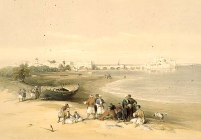 سردا ، صيدا القديمة ، 28 أبريل 1839 ، اللوحة 73 من المجلد الثاني من "الأرض المقدسة" ، نقشها لويس هاجي (1806-1885) حانة. 1843 (ليثو) بواسطة ديفيد (بعد) روبرتس