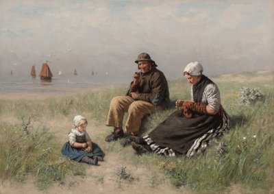 على الرمال في Scheveningen بواسطة ديفيد أدولف كونستانت ارتز