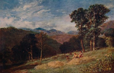 صناعة القش ، قرب كونواي ، c1852 بواسطة ديفيد كوكس الأكبر
