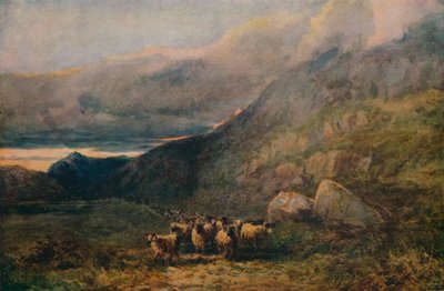 طريق الجبل مع النوم ، c1838 بواسطة ديفيد كوكس الأكبر