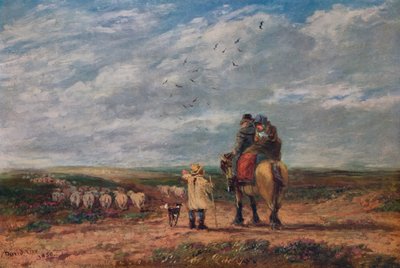 الطريق المتقاطع ، 1850 بواسطة ديفيد كوكس الأكبر