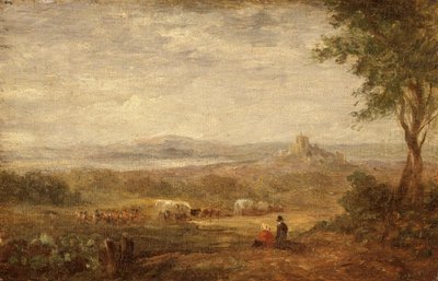 عرض بالقرب من Lancaster، c1810. بواسطة ديفيد كوكس الأكبر