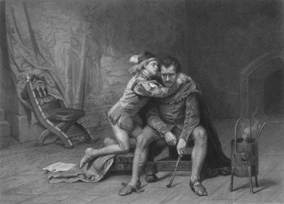 "الأمير آرثر وهوبرت كينغ جون" ، عام 1870. بواسطة ديفيد ديسفاتشيز