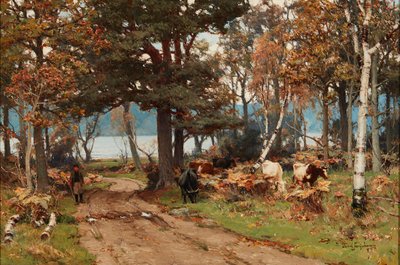 سفح بن لوموند (زيت على قماش) بواسطة ديفيد فاركوهارسون