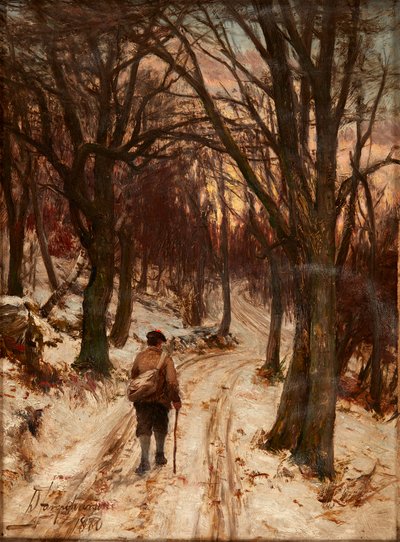 وينتر ، غلين ليون (زيت على قماش) بواسطة ديفيد فاركوهارسون