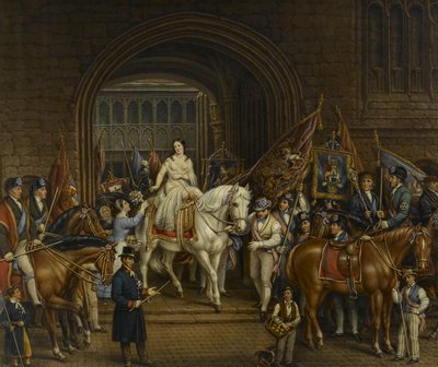 موكب السيدة جوديفا لعام 1829 ، 1867 بواسطة ديفيد جي