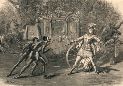 مشهد من كوفنت جاردن بانتوميم ، 1878. بواسطة ديفيد هنري فريستون