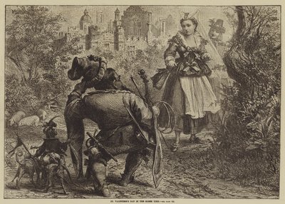 يوم القديس فالنتينز في الزمن القديم بواسطة David Henry Friston