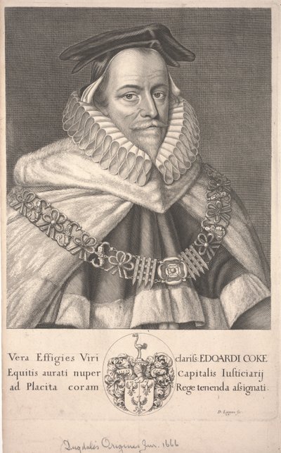 إدوارد كوك بواسطة ديفيد لوجان