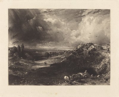 هيث بواسطة David Lucas after John Constable