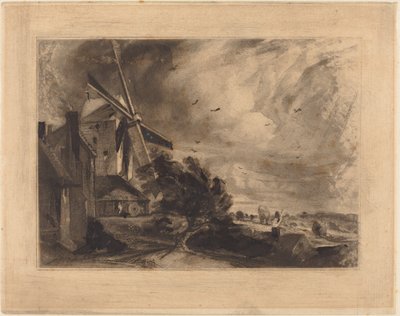 مطحنة بواسطة David Lucas after John Constable