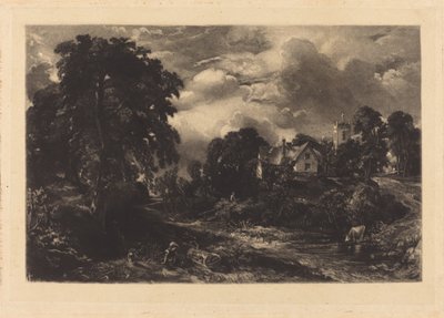 مزرعة جليب (ب) بواسطة David Lucas after John Constable
