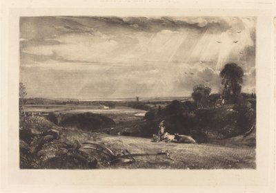 صباح الصيف بواسطة David Lucas after John Constable