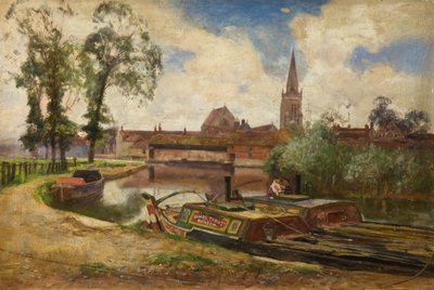 مشهد القناة ، حوالي عام 1887 (زيت على قماش) بواسطة ديفيد موراي