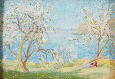 ربيع الشمس المشرقة (زيت على ظهر السفينة) بواسطة ديفيد موراي