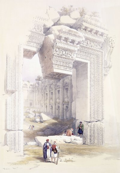 بعلبك ، 7 أيار 1839 ، 1842-1849 بواسطة ديفيد روبرتس