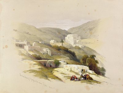 كنيسة سانت جورج المسيحية في لود (اللد القديمة) 29 مارس 1839 ، من المجلد الثاني من "الأرض المقدسة" ؛ بقلم لويس هاغي (1806-1885) نشر في لندن ، 1842 بواسطة ديفيد روبرتس