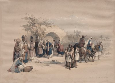 ينبوع العذراء الناصرة بواسطة ديفيد روبرتس