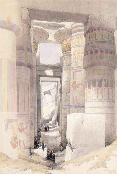 كارناك ، 27 نوفمبر 1838 ، 1842-1849 بواسطة ديفيد روبرتس