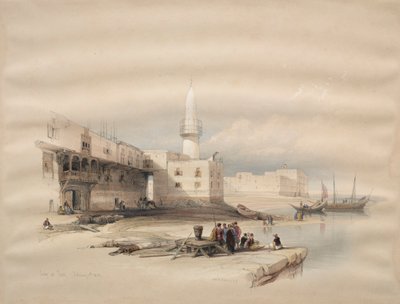 رصيف بالسويس ، 1839. بواسطة ديفيد روبرتس