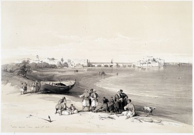 صيدا (سعيد) رسم بتاريخ 28/4/1839 في "الأرض المقدسة" ، لندن 1849 بواسطة ديفيد روبرتس