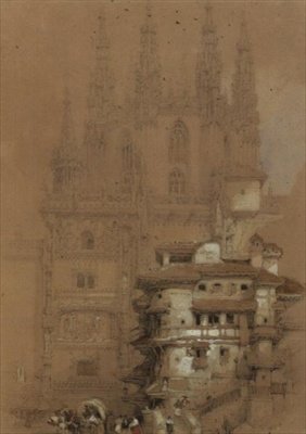 The Chapter House ، كاتدرائية بورغوس بواسطة ديفيد روبرتس