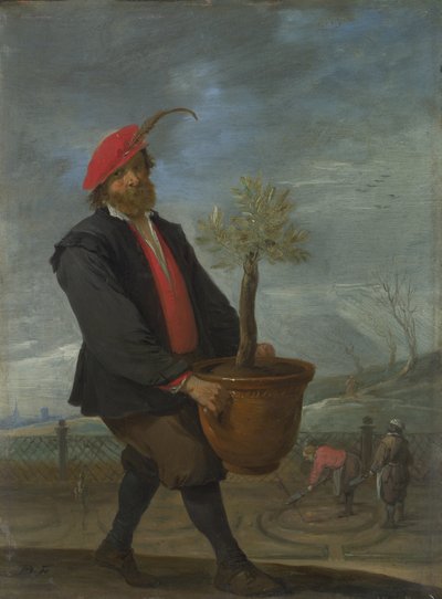 فصل الربيع من مسلسل الفصول الأربعة ، ج. 1644 بواسطة ديفيد تينيرز الأصغر
